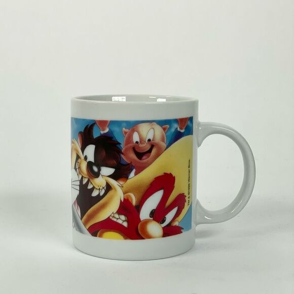 VTG 1996 Warner Bros Looney‎ Toons Classic Acme Hour Coffee Mug - Picture 1 of 7